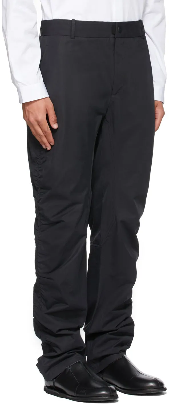 A-COLD-WALL* Black Ruche Technical Trousers
