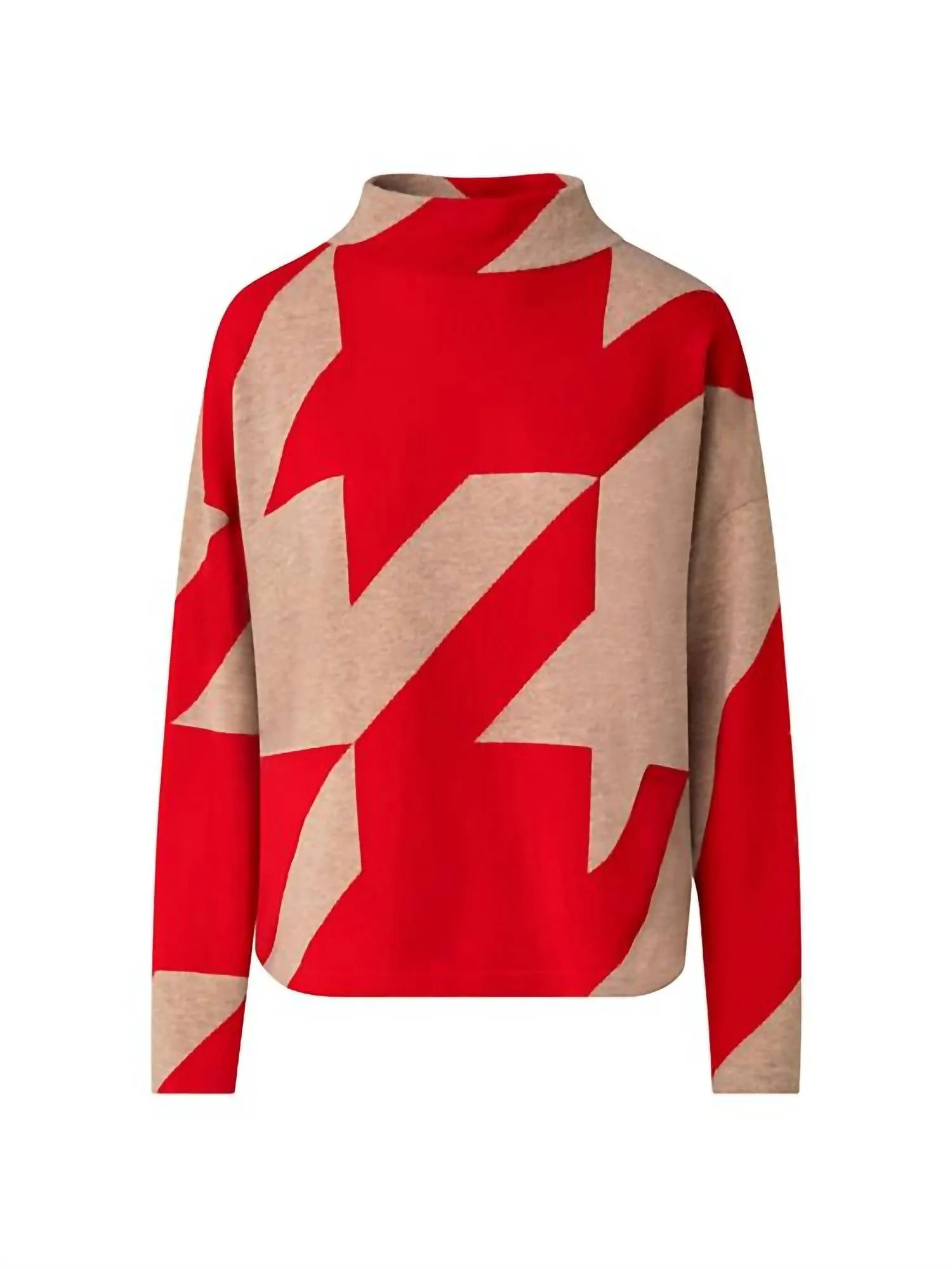 Akris Punto - Red/ Carmel sweater