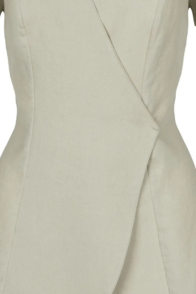 ANIKA PISTACHIO STRUCTURED BLAZER