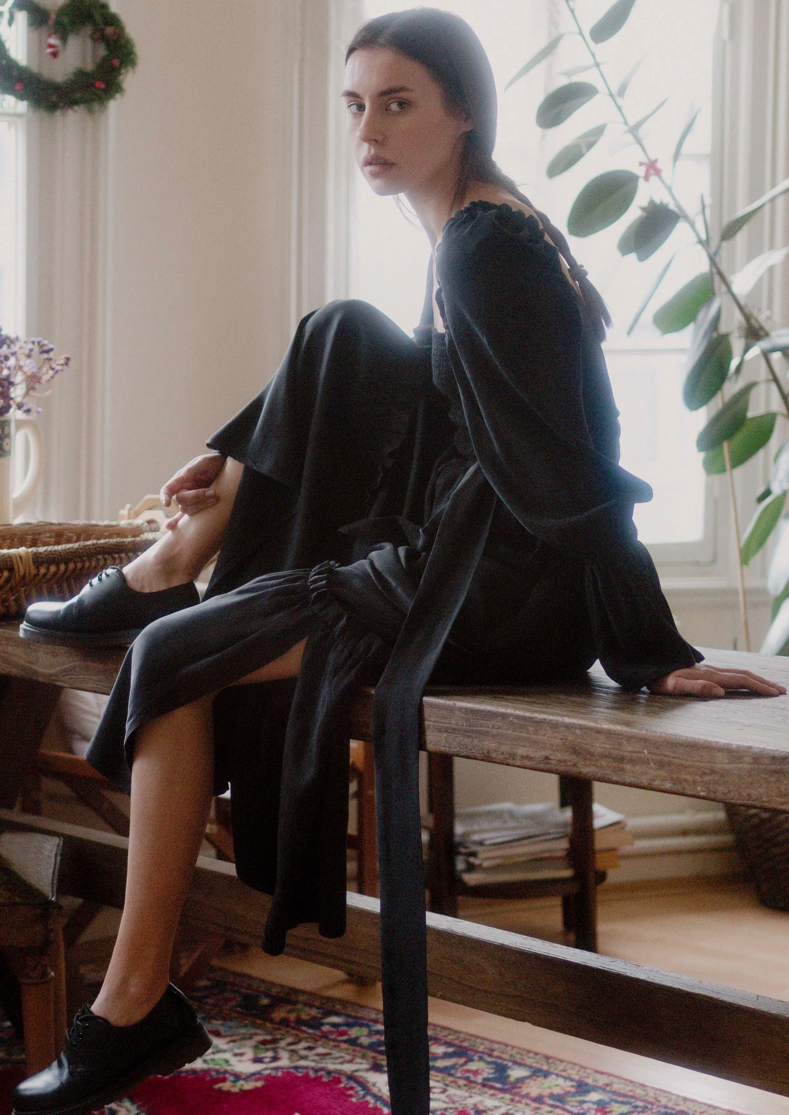 Bailey Reversible Dress - Black