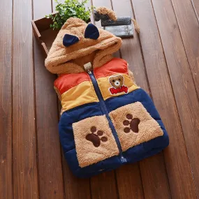 Boy Teddy cozy vest