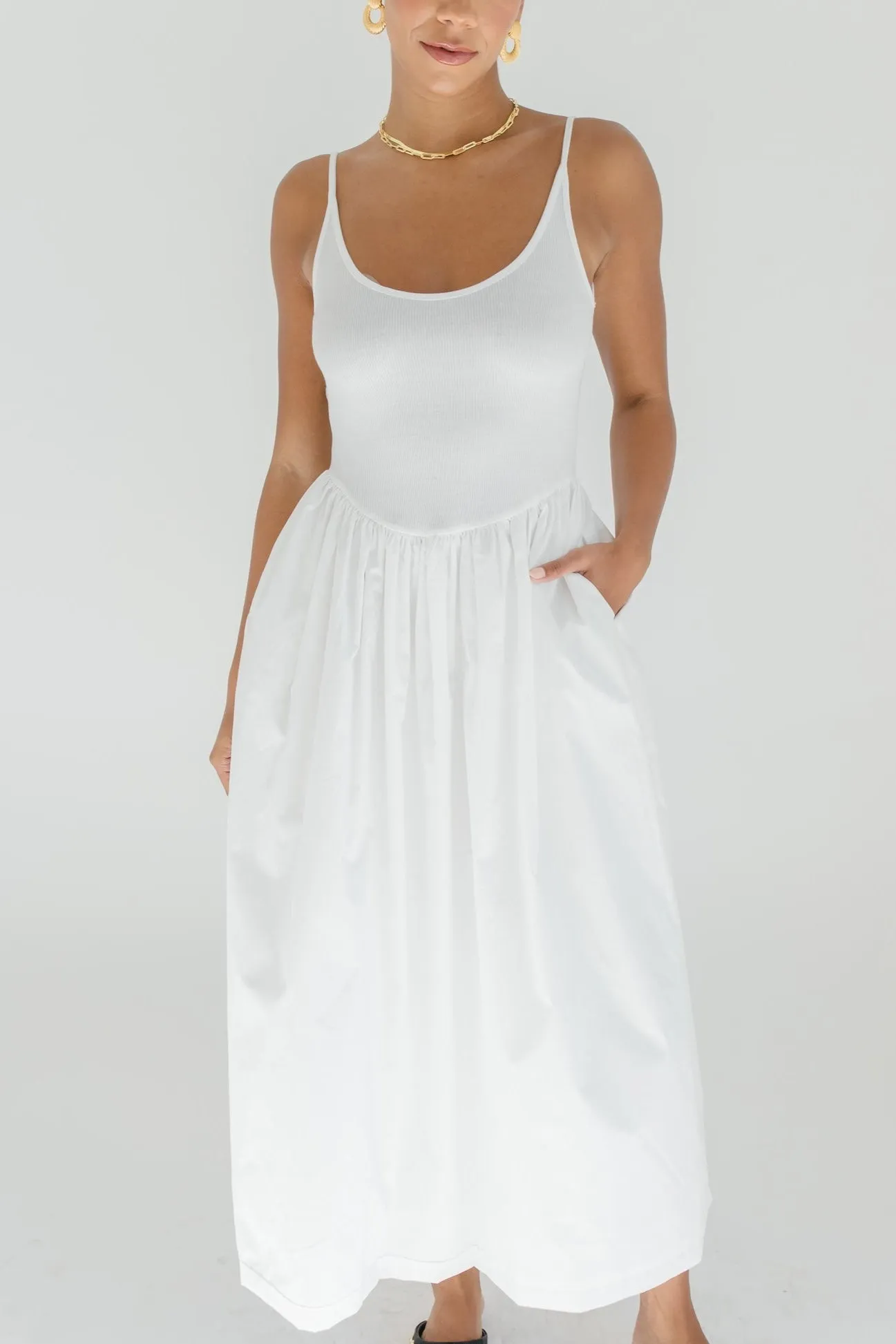 Cassandra Maxi Dress - White