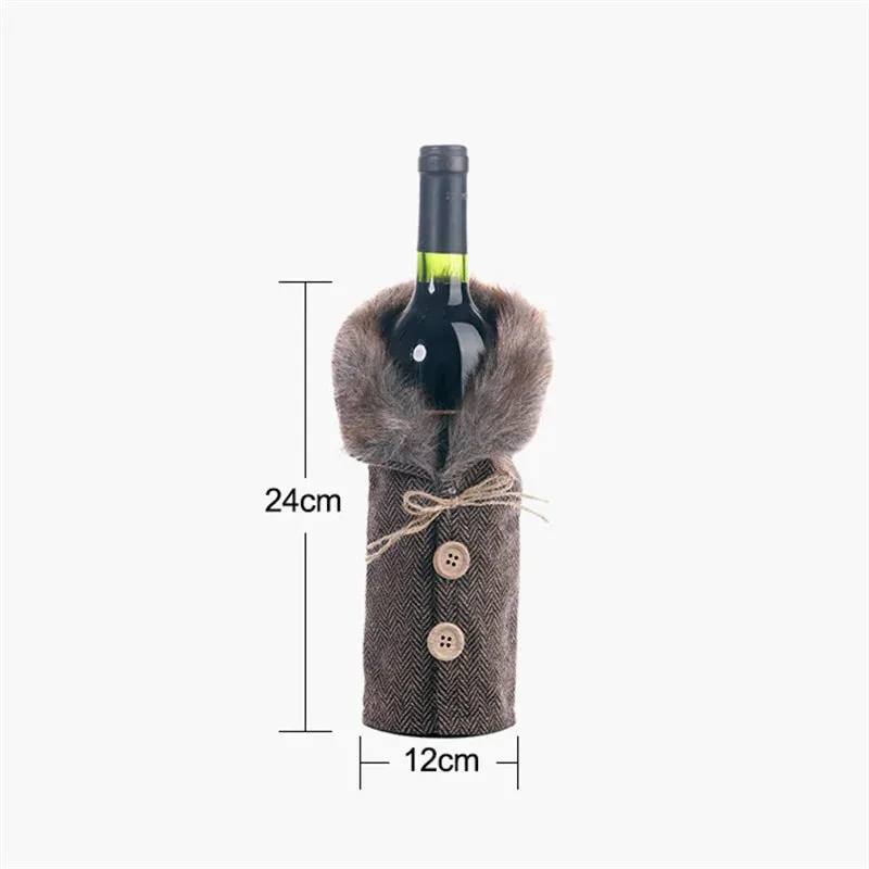 CHRISTMAS WINE BOTTLE JACKETS