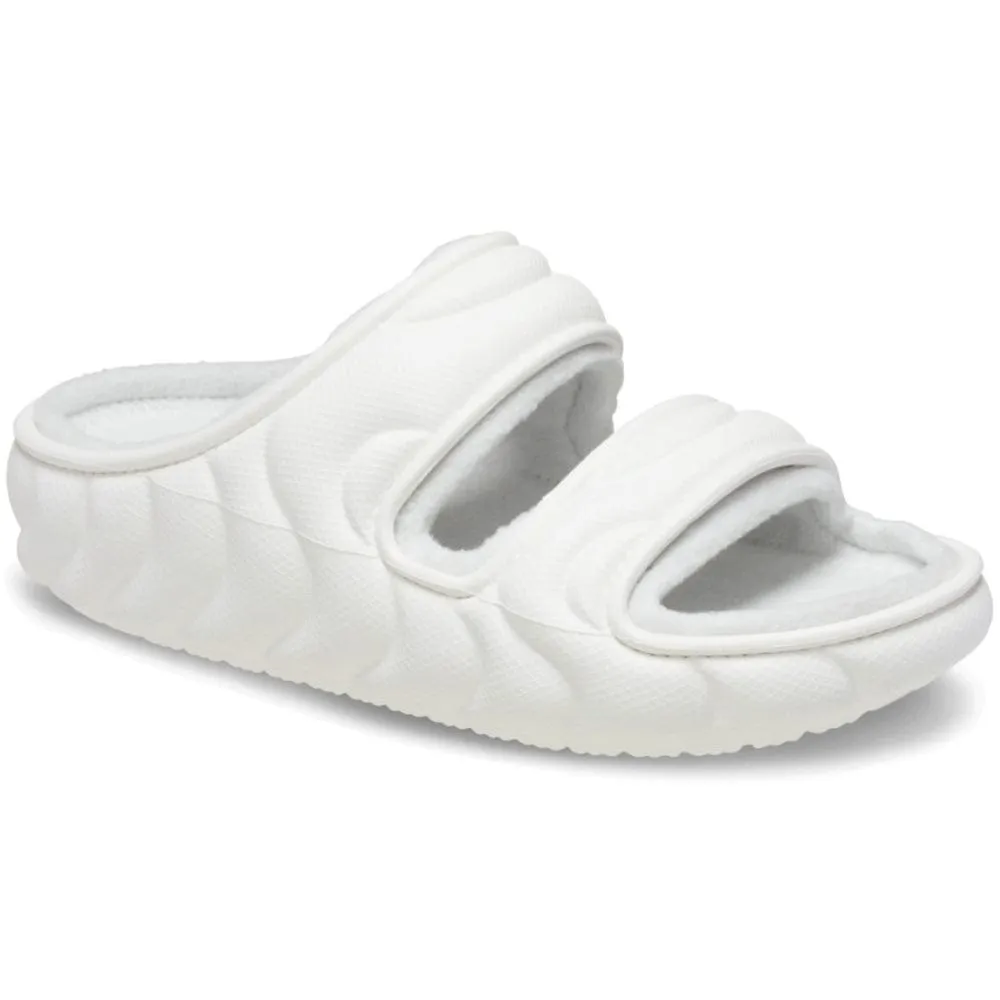 Crocs Cozzzy Puffer Sandal - White