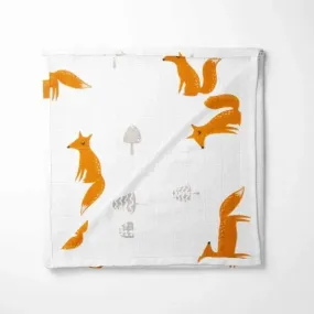 Fox Bamboo Baby Blanket – Soft, Hypoallergenic & Cozy