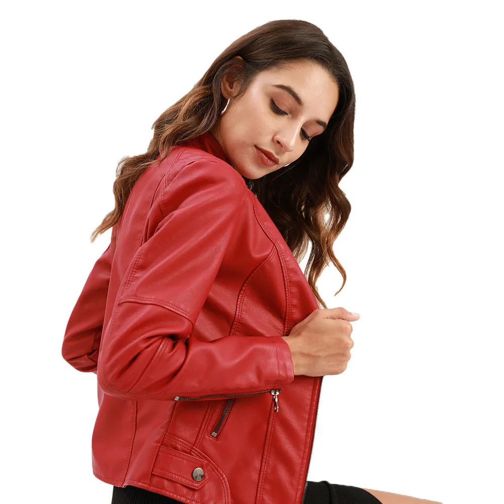 Helen – Women's Stylish Vegan Leather Jacket