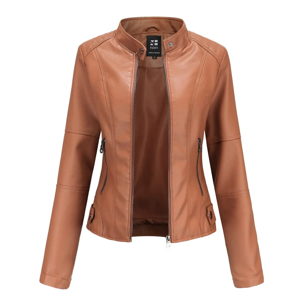 Helen – Women's Stylish Vegan Leather Jacket