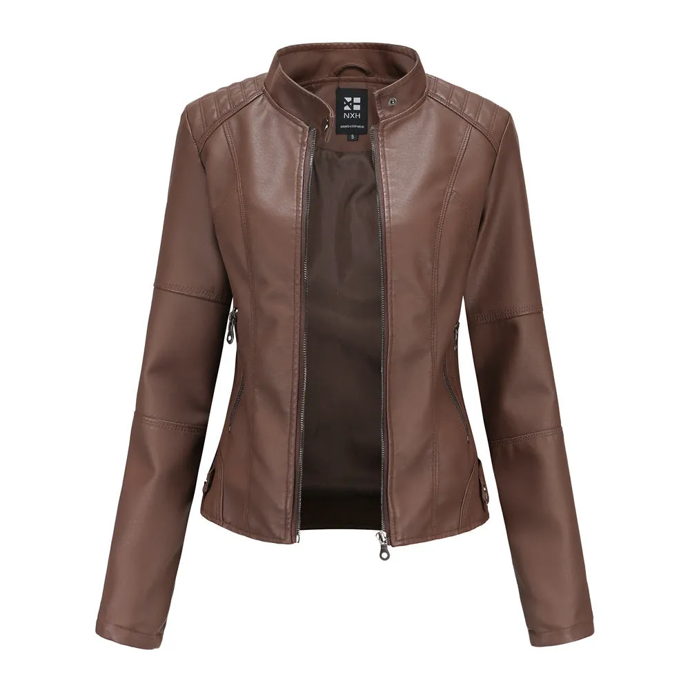 Helen – Women's Stylish Vegan Leather Jacket