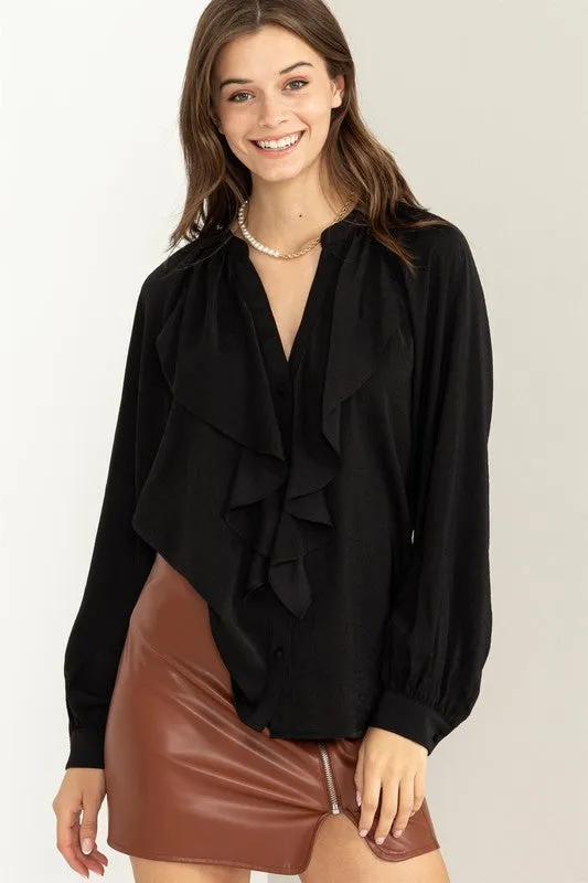 High Demand Ruffled Chic Blouse