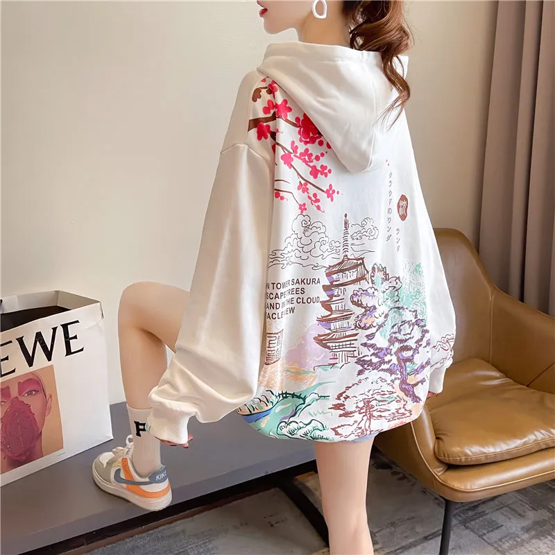Japanese Landscape Hoodie -1115