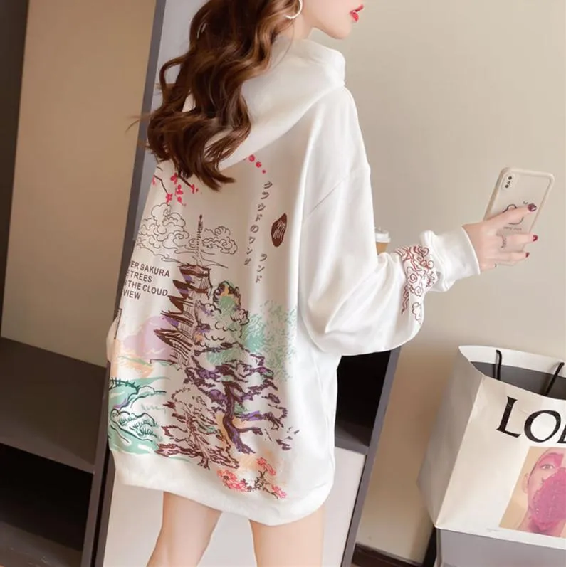 Japanese Landscape Hoodie -1115