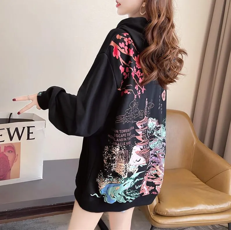 Japanese Landscape Hoodie -1115