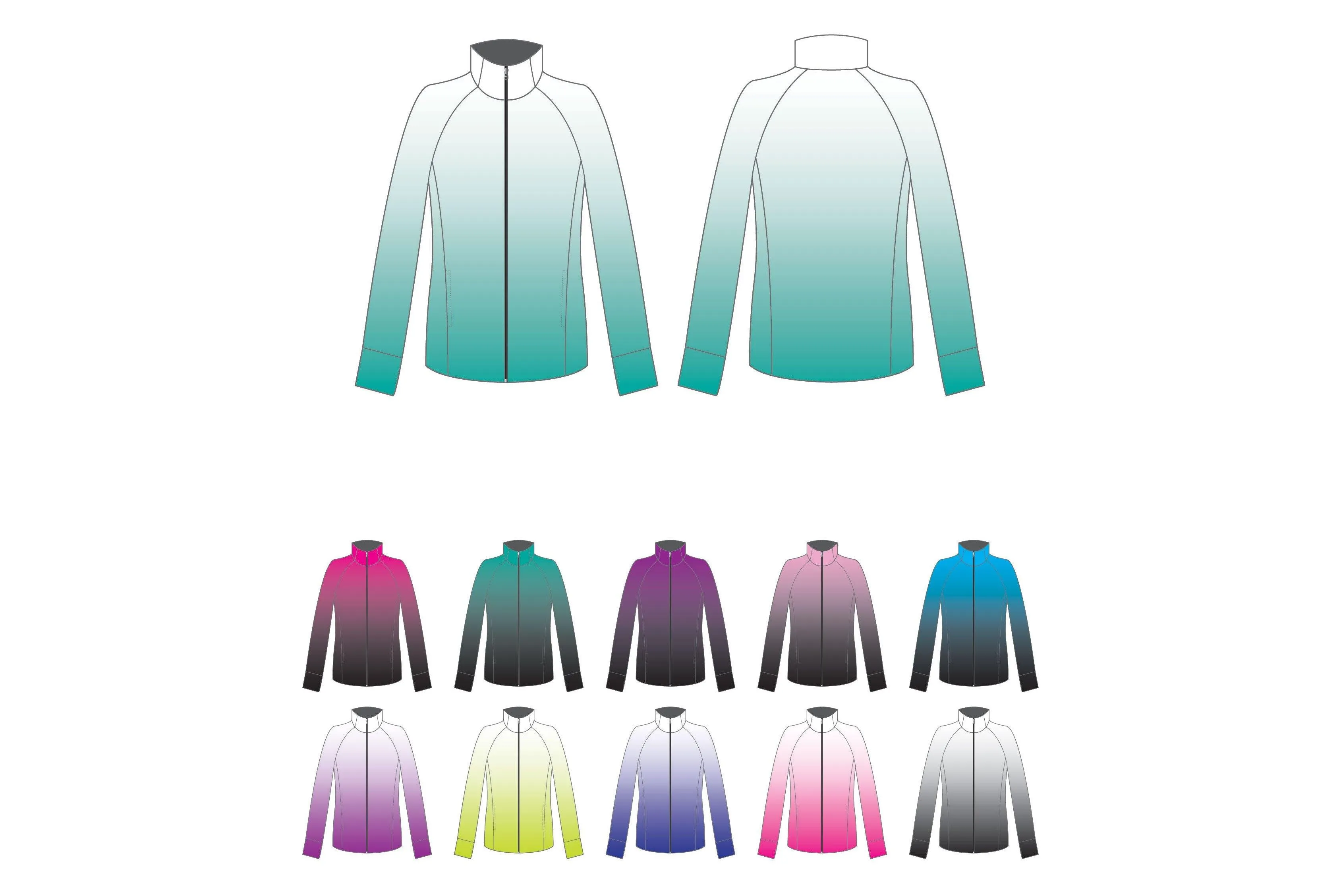 Ombre Yoga Jacket