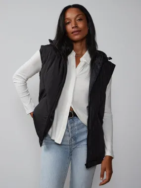 Oversized Hooded Puffer Vest