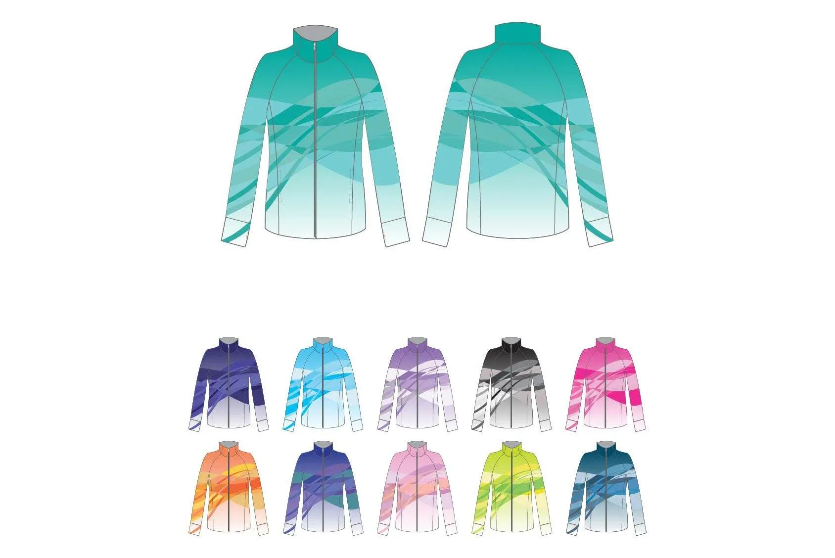Ribbon Yoga Jacket