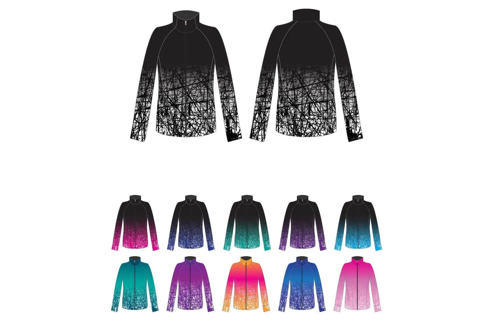 Sketchy Yoga Jacket