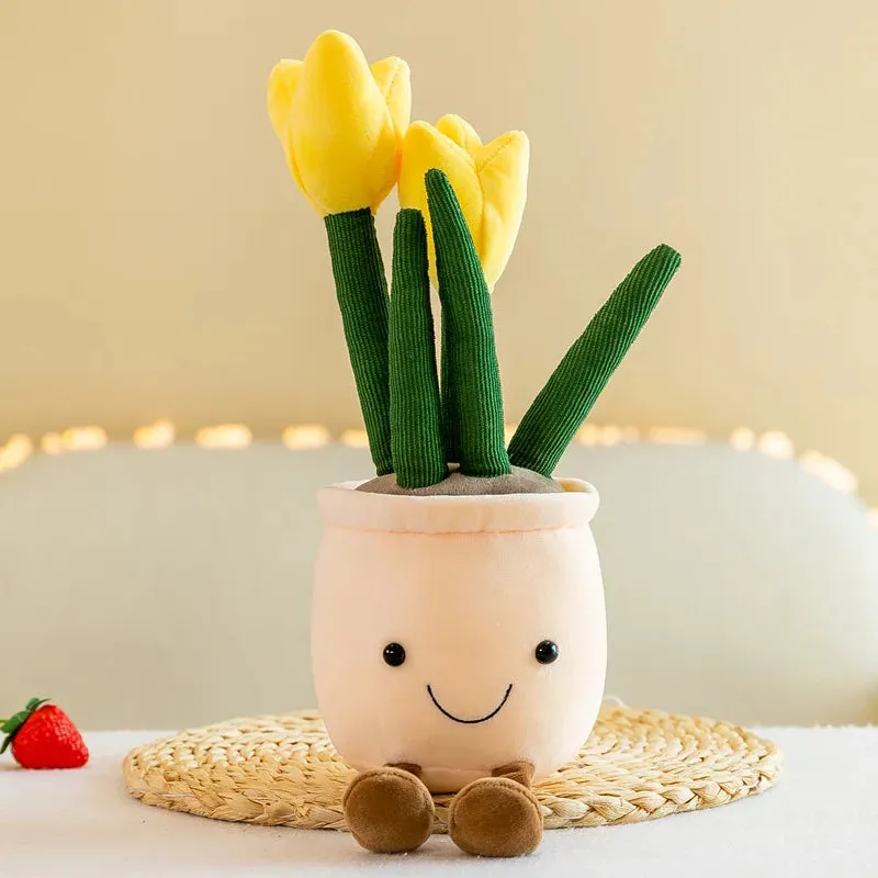 Soft Decorative Tulip Plushies