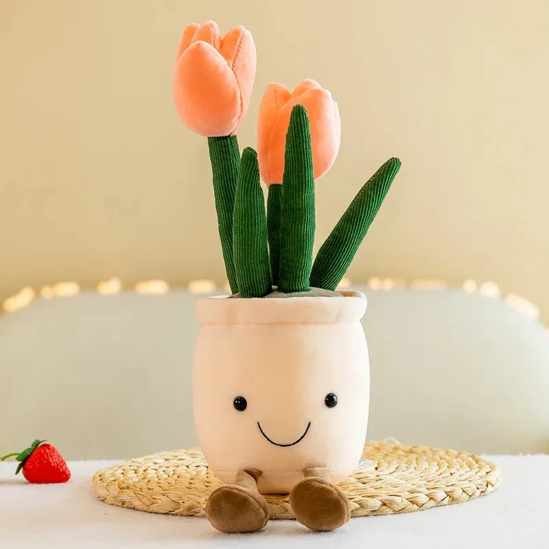 Soft Decorative Tulip Plushies