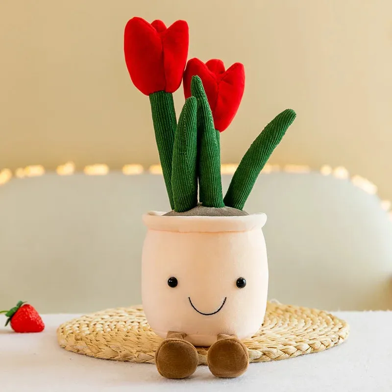 Soft Decorative Tulip Plushies