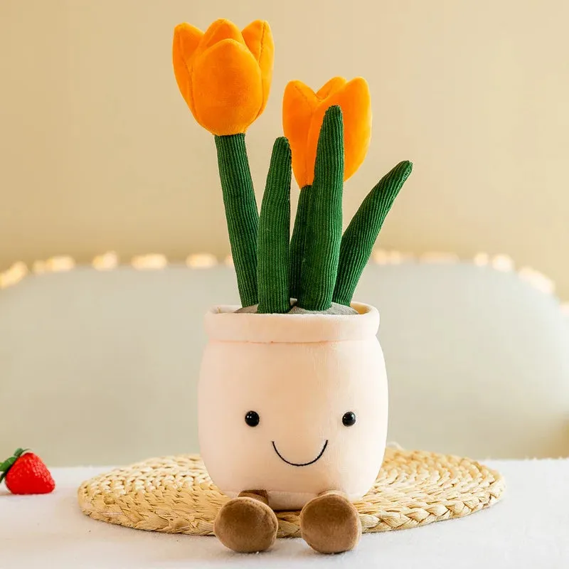 Soft Decorative Tulip Plushies