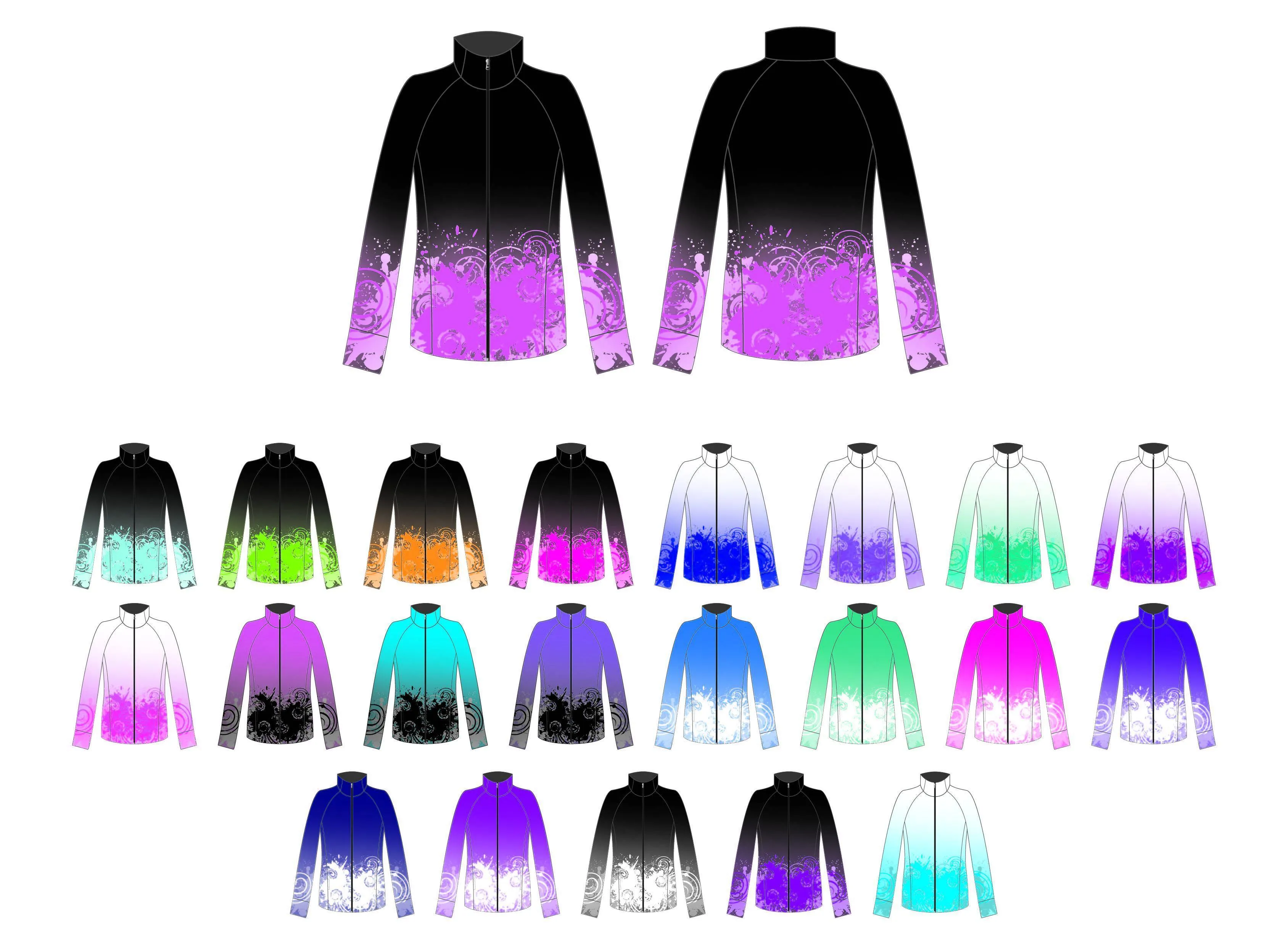 Splatter Yoga Jacket