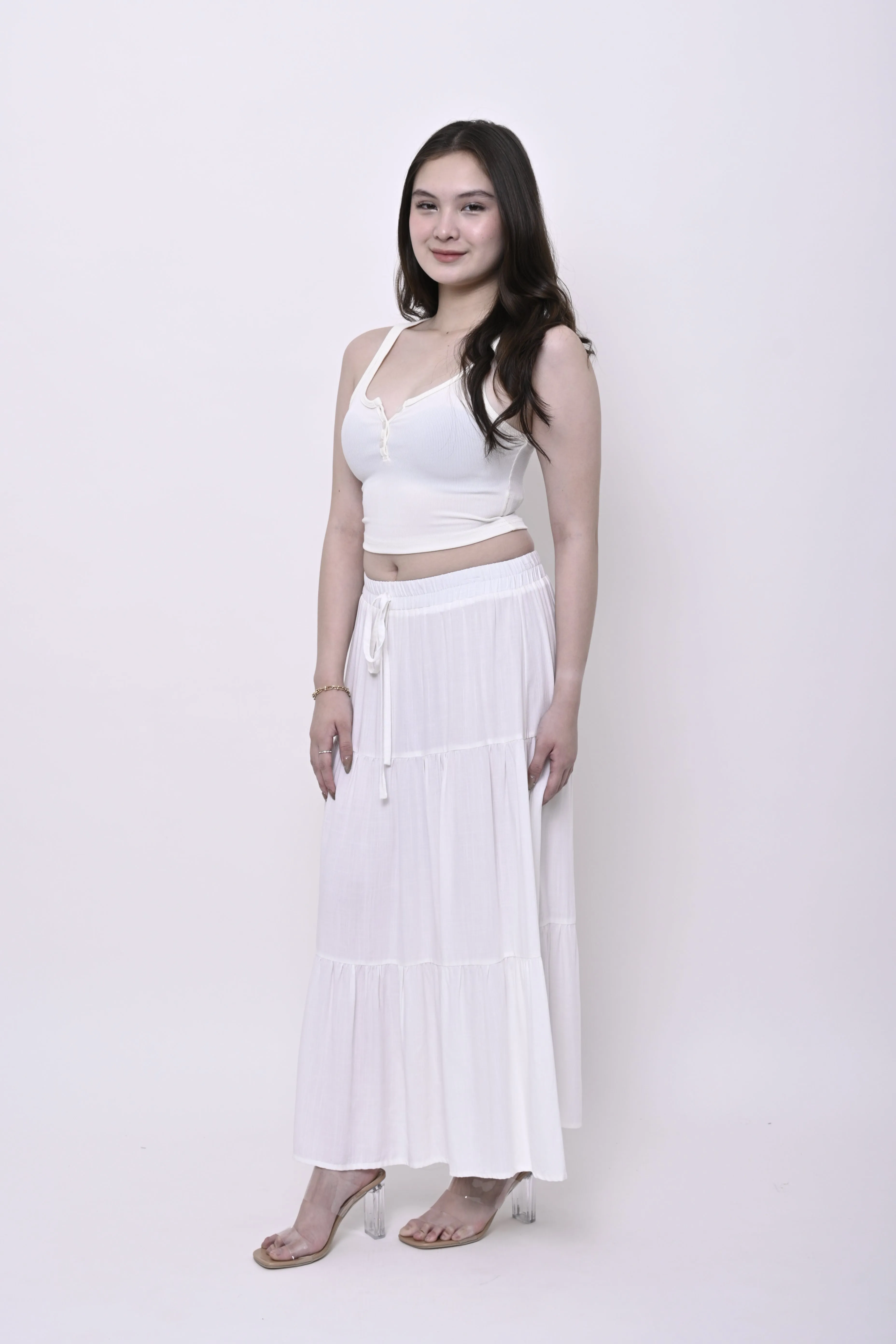 Sundae Lokal Cloudlight Soft Linen Maxi Skirt
