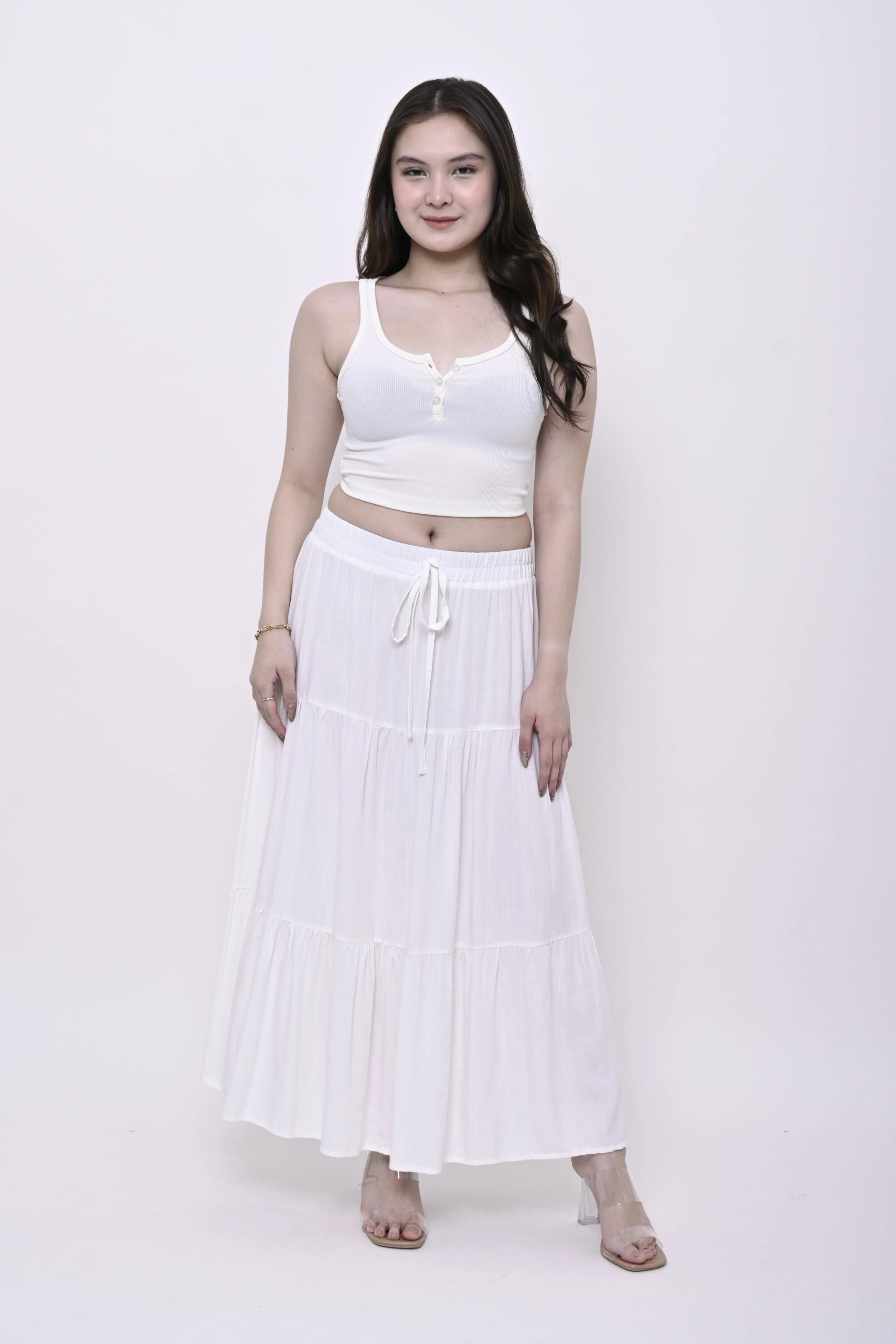 Sundae Lokal Cloudlight Soft Linen Maxi Skirt